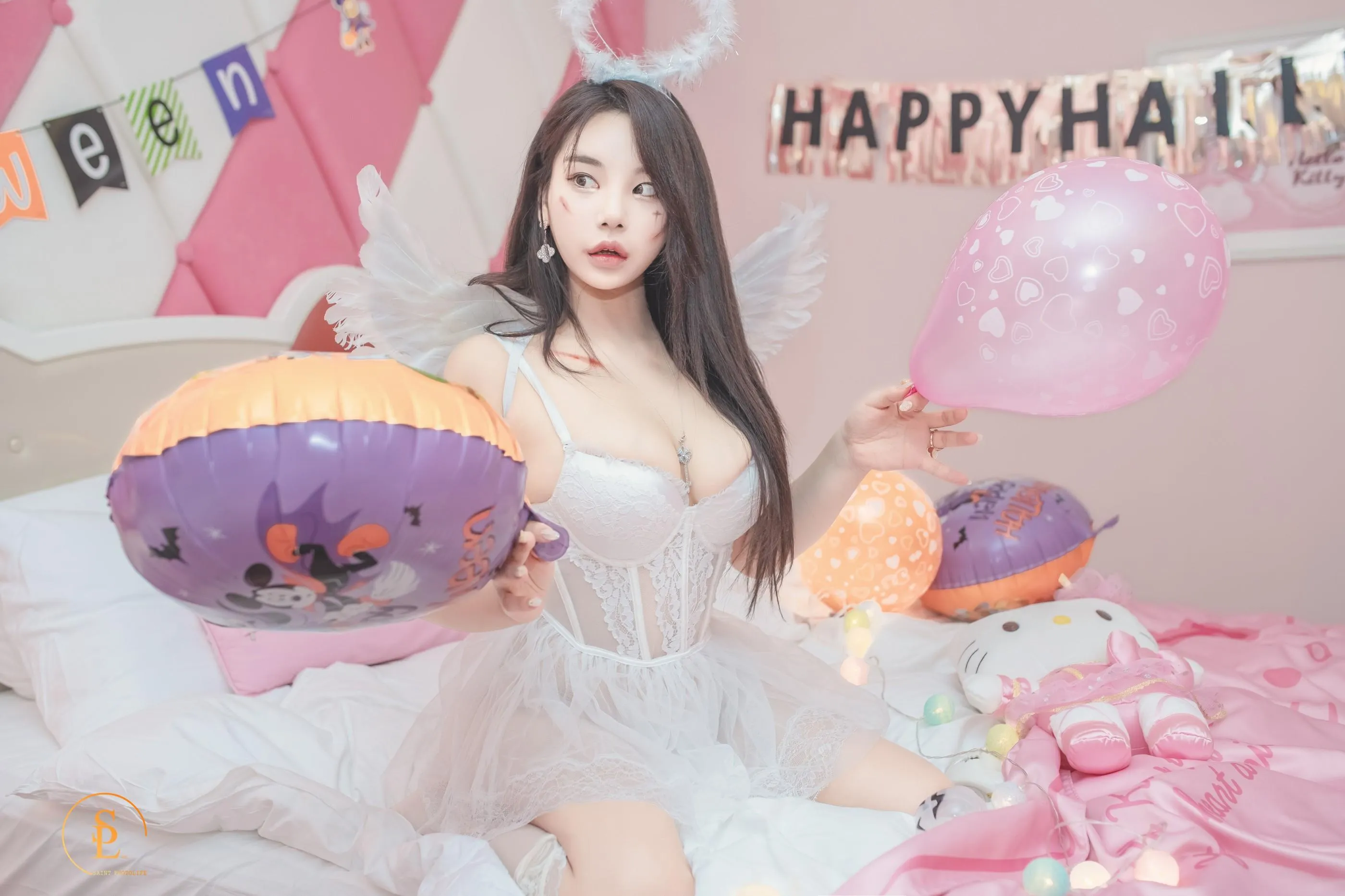 NO.040 SAINT Photolife – Zzyuri 쮸리 Vol.16 Pink Halloween [58P]插图9